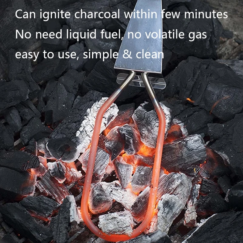 95AA Easily Ignite Fire Starter Grills Charcoal Lighter BBQ Electric Charcoal Starter Grill Lighters BBQ Accessories
