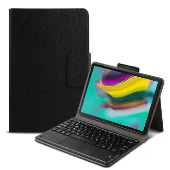 

Bluetooth keyboard Case For Samsung galaxy Tab A 10.1 2019 SM-T510 T515 Tablet Keyboard Smart PU Leather Protective Cover +film