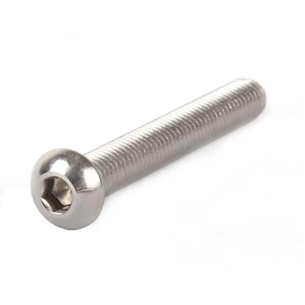 50pcs/Lot 304 Stainless Steel Round Head Mushroom Cap Hex Socket Screws Bolts M2 M3 M4 M5 M6 M8 | Обустройство дома