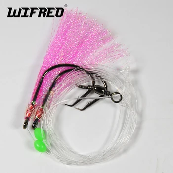 

2Bags 1/0 3/0 5/0 6/0 7/0 8/0 Sabiki Rigs Sea Fishing Rigs Flasher Rig Each with 2 Fishing Hook Fishing Kit Sea Fishing Lure