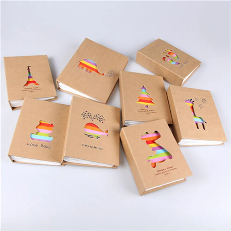 Polaroid novo 5 polegadas 200 альбум 7 полегада 100 вставка для детей де бумага Крафтовая работа