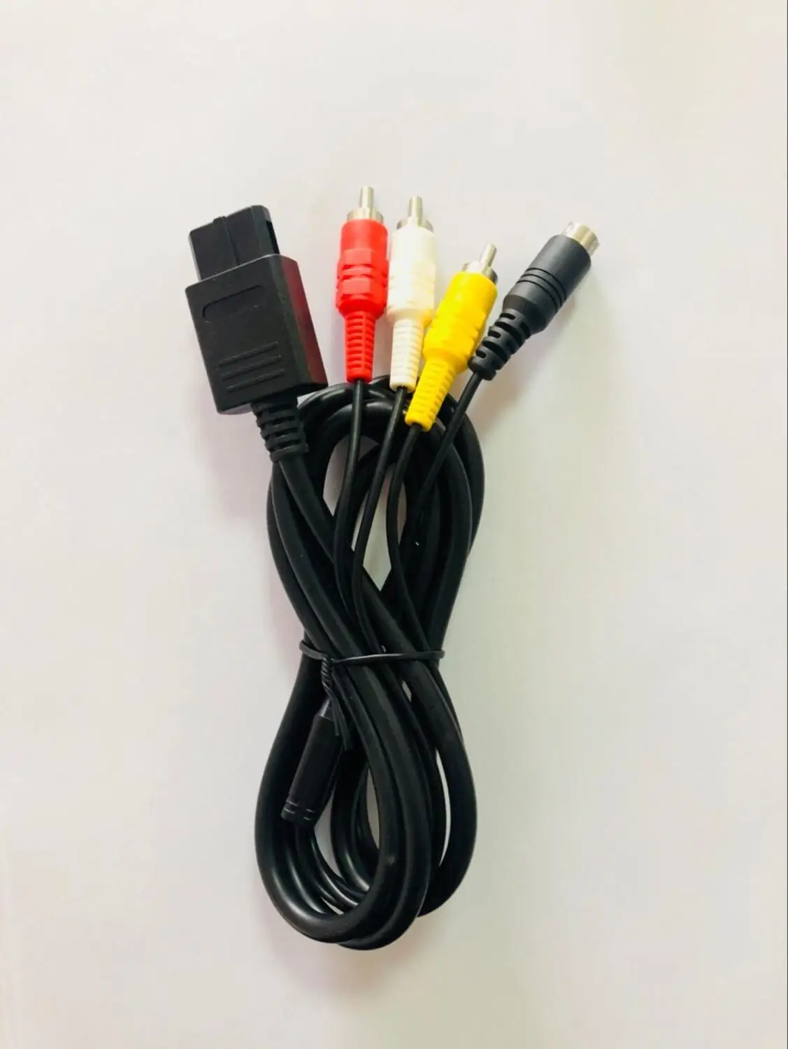 1.8 M/6Ft Multifunzione Av Tv S-Video Cavo Per Nintendo Gamecube 64 Snes Ngc N64