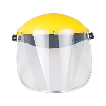 

Multipurpose Transparent Removable Safety Protective Face Shield Clear Head-mounted Face Eye Shield Screen Grinding