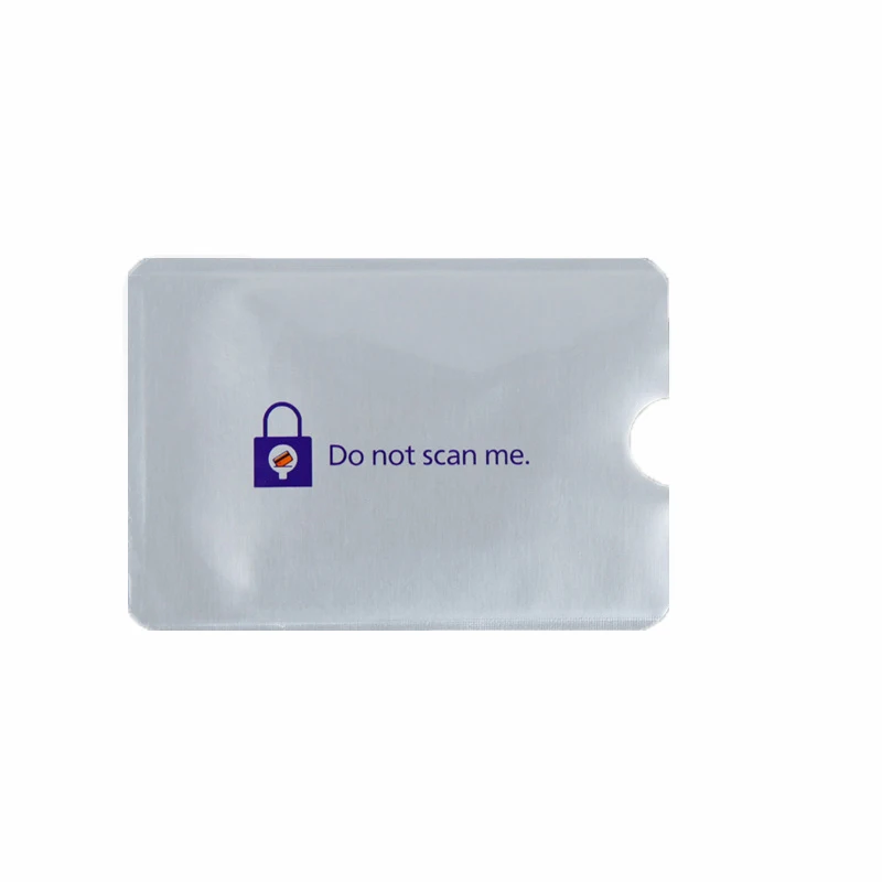 New-10Pc-Lot-ID-Card-Holder-Anti-magnetic-Anti-scan-RFID-Blocking-Case-NFC-Shielding-Bank