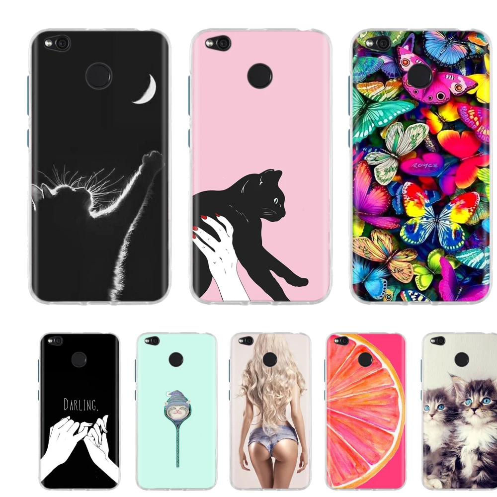 

Xiaomi Redmi 4X Case Cover Soft Silicone Colored Phone Cover Case For Xiaomi Redmi 4x x4 5.0 Phone Back Fundas Redmi4X Case