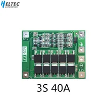 Плата BMS 3S 40A 11 1 В 12 6 18650 защитная плата литиевой батареи приводная