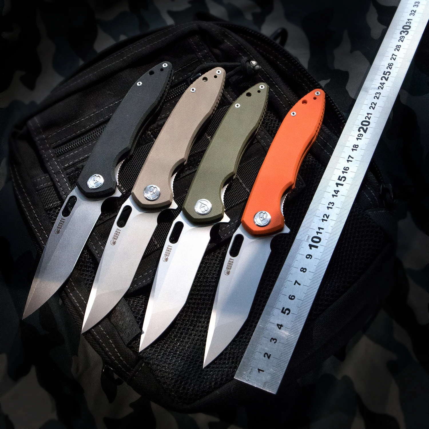 kubey-darkness-ku003-outdoor-hunting-folding-knife-razor-sharp-tanto-blade-everday-carry-flipper-hand-tool