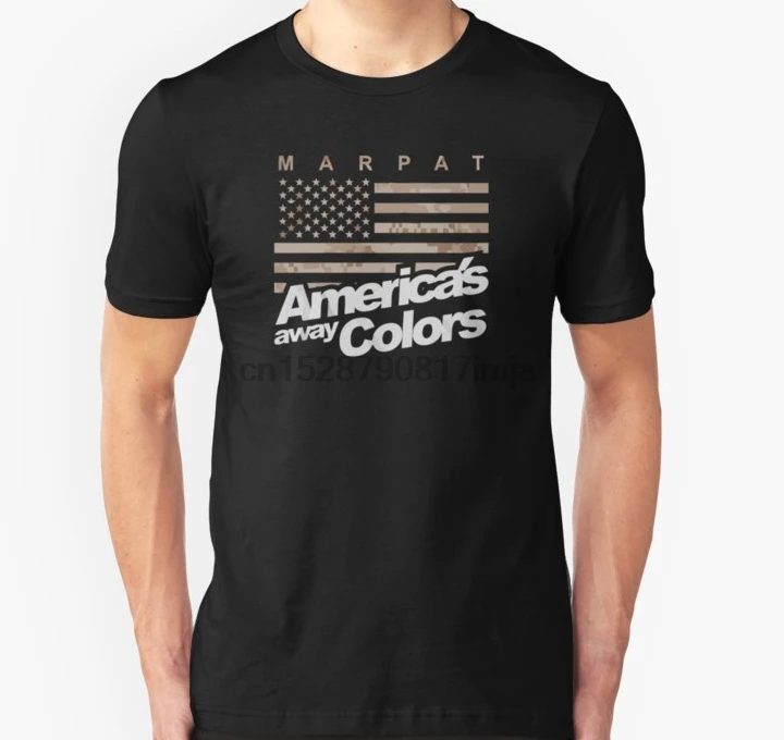 Мужская футболка Marpat American Away Coller wo футболки Топ|Футболки| |