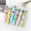 Mini Disposable Washing Hand Paper Soap Body Washing Bath Test Tube Confetti Foaming Flower Paper Soap Makeup Removal For Nails ► Photo 2/6