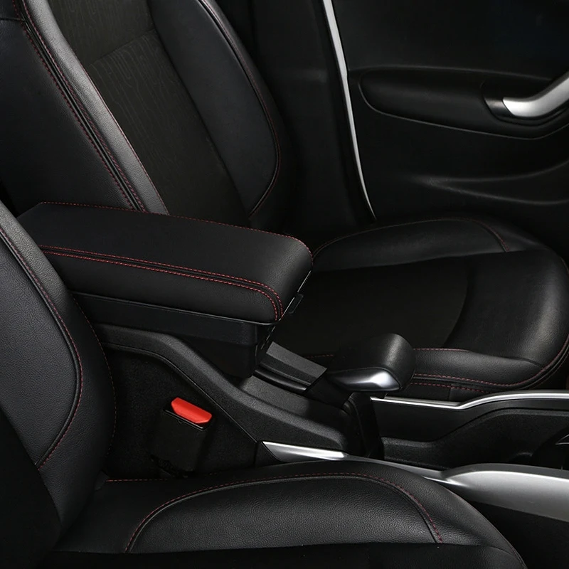 Для хранения автомобиля центральный ящик для хранения для Citroen C3-Xr для peugeot 301/2008/17 Elysee кожаный подлокотник ящик для хранения автомобиля