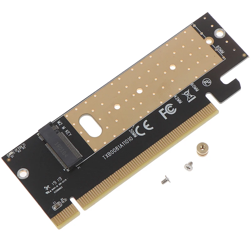 M.2 NVMe SSD адаптер M2 на PCIE 3,0X16 контроллер карты M ключ интерфейс Поддержка PCI Express 3,0X4 Размер 2230-2280 1 шт. адаптер