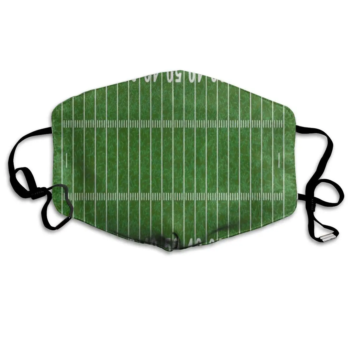 American Football Field Green Sport Lover Funny Dust Mouth Mask Reusable Anti-Dust Face Adjustable Earloop Skin Protection |