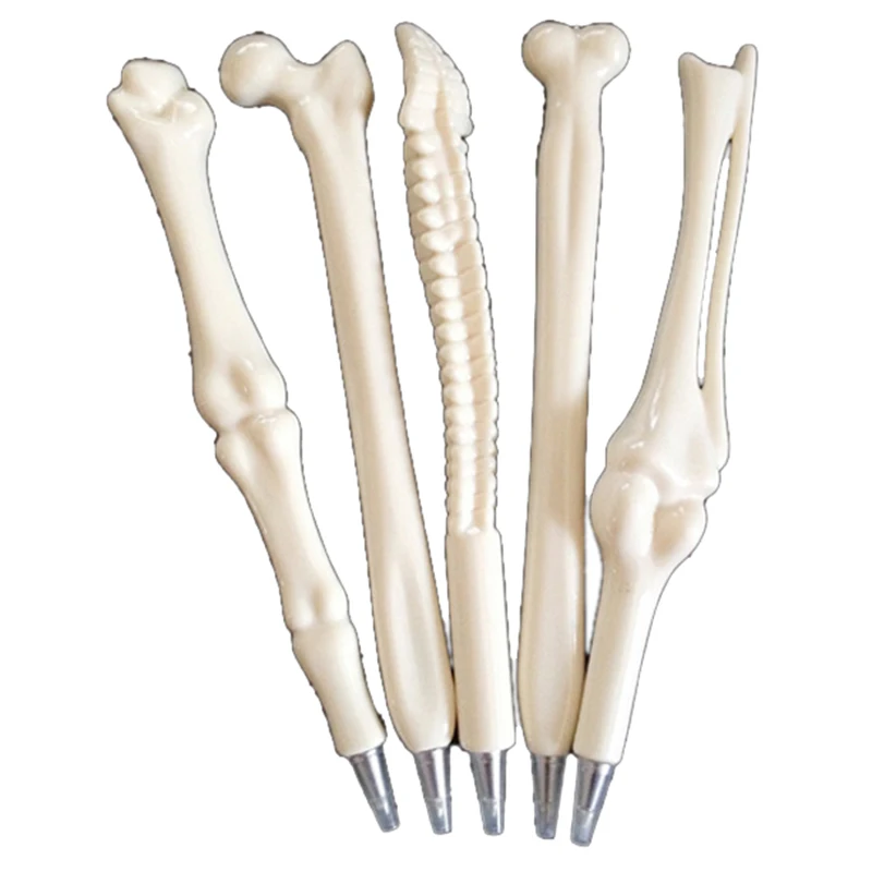 

100 Pcs Bone Pen Ball Pens Monster Toy Ballpoint Pen Stationery School Supplies Office Accessories