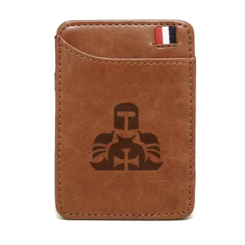 

Vintage Knight Templar Cross Wallet high quality leather magic wallets Fashion men Women money clips card purse cash holder