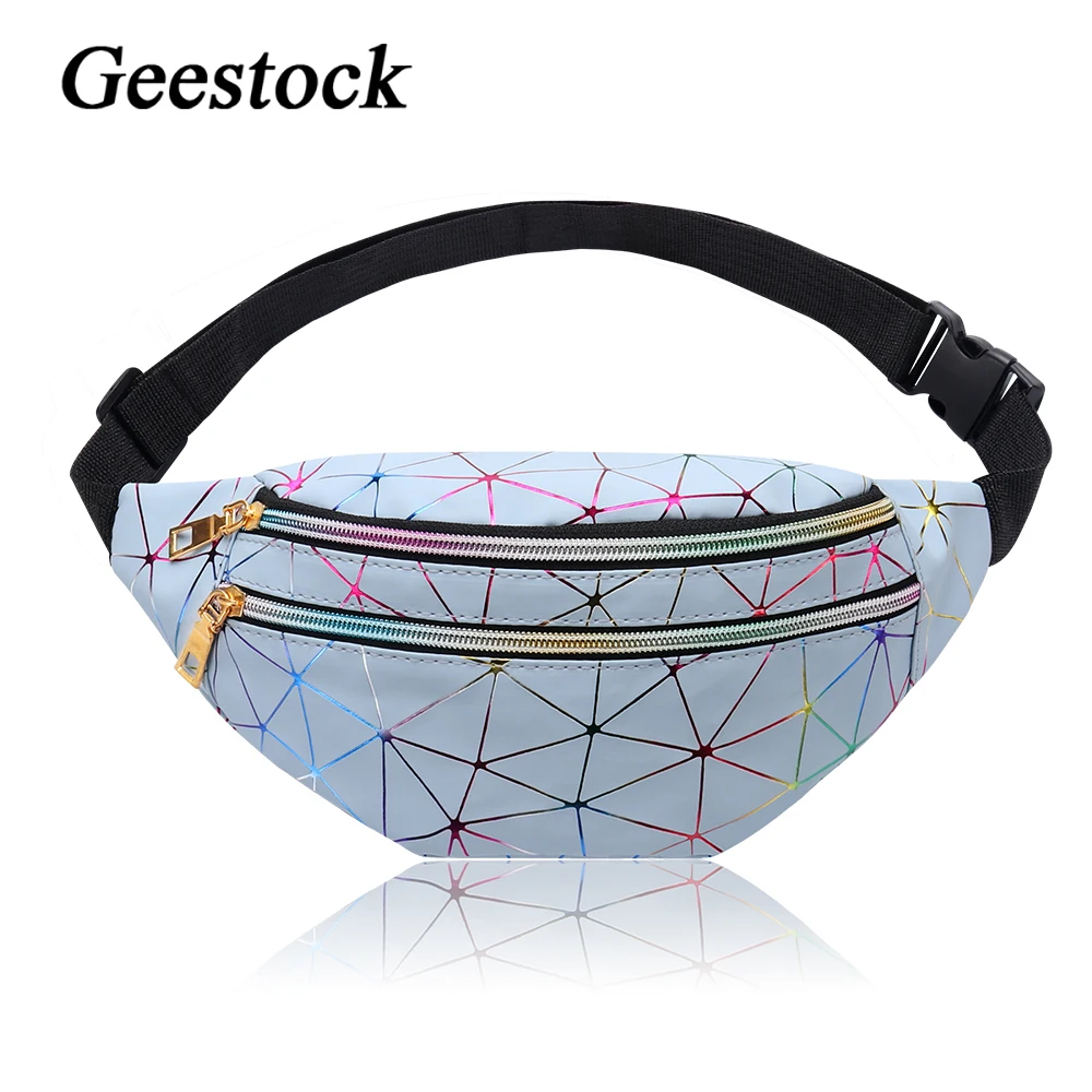 

Сумка поясная Geestock Женская, голографическая, блестящая, водонепроницаемая