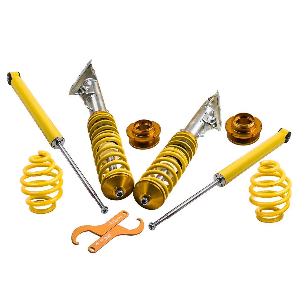 

Adjustable Coilover Kit for BMW 3 Series E36 Saloon Touring Cabrio Coupe 92-98 Shock Absorber Yellow