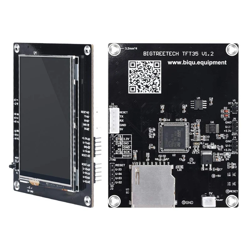 Детали 3d принтера Tft35 V1.2 пресс-экран дисплей 3,5 дюймов Reprap смарт-панель контроллера совместима с Mks Gen V1.4 Contr