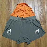Pocket Shorts Man Marathon Shorts Long Distance Running Sport Pants Track Field Tights Customizable
