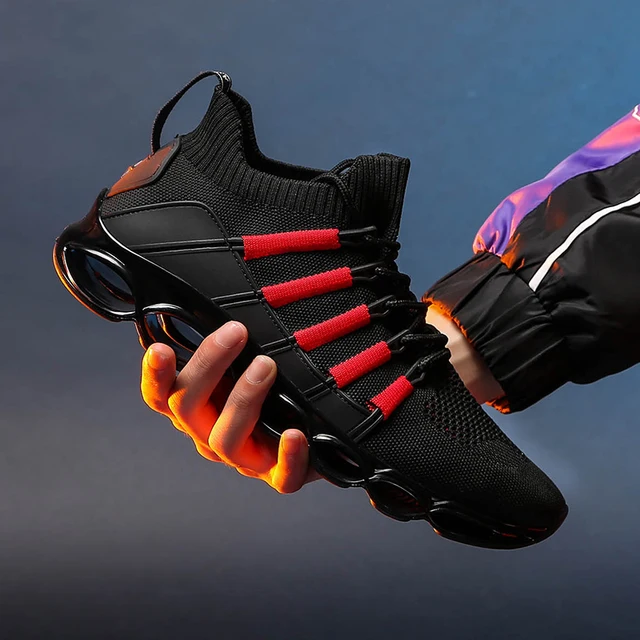 US $19.93 High Quality Running Shoes for Men Cushioning Blade Sneakers Outdoor Breathable Walking Jogging Spo