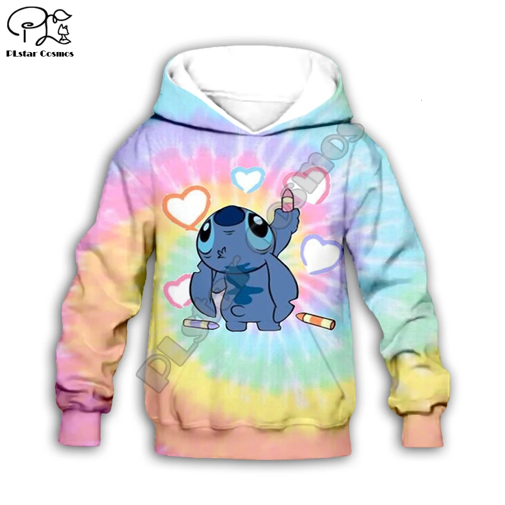 

Anime kawaii Lilo Stitch 3d print Kids Cartoon heart Hoodies/zipper/child baby long sleeve sweatshirt/tshirt/summer shorts/pant