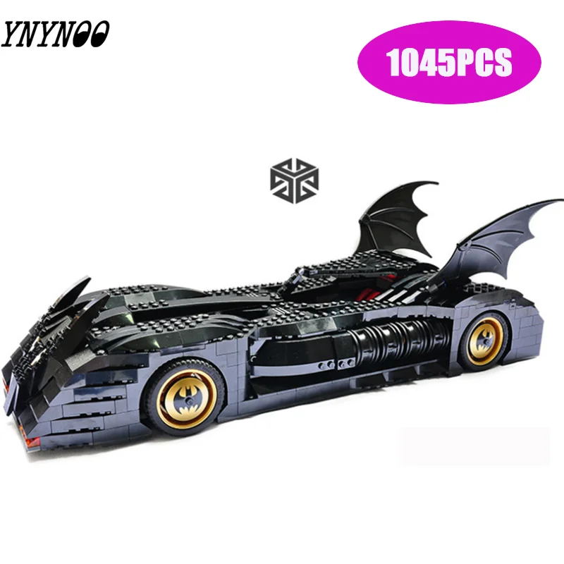 

1045Pcs AIBOULLY 7116 legoinglys Superhero Batman The Ultimate Batmobile Model Building Blocks Toy Kids DIY bricks Bringuedos