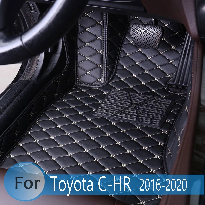 Car Floor Mats For Toyota CHR C-HR 2020 2019 2018 2017 2016 Carpets Interior Auto Decoration Protector Covers | Автомобили и