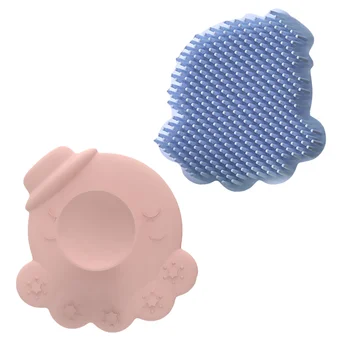 

2Pcs Bath Scrubber Shower Brush Bath Scrubber For Travel Baby