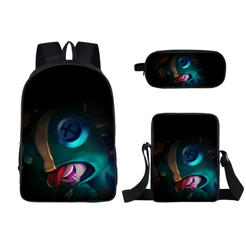 Популярный детский рюкзак для игр, стрельбы, игр, детей, Mochila, для девочек и мальчиков, супер аниме, чехол-карандаш, школьные сумки - Цвет: 3
