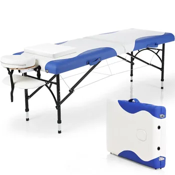 

Portable Massage Table Tuina Bed Physiotherapy Beauty Bed Home SPA Folding Portable Body Head Neck Back Waist Hips Legs Feet