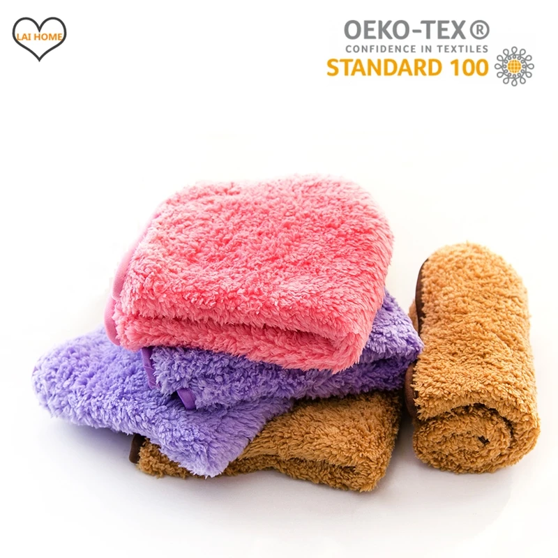 Efficient Super Absorbent Microfiber Cleaning Cloth Kitchen Anti-grease wiping rags home washing dish kitchen Cleaning towel rag