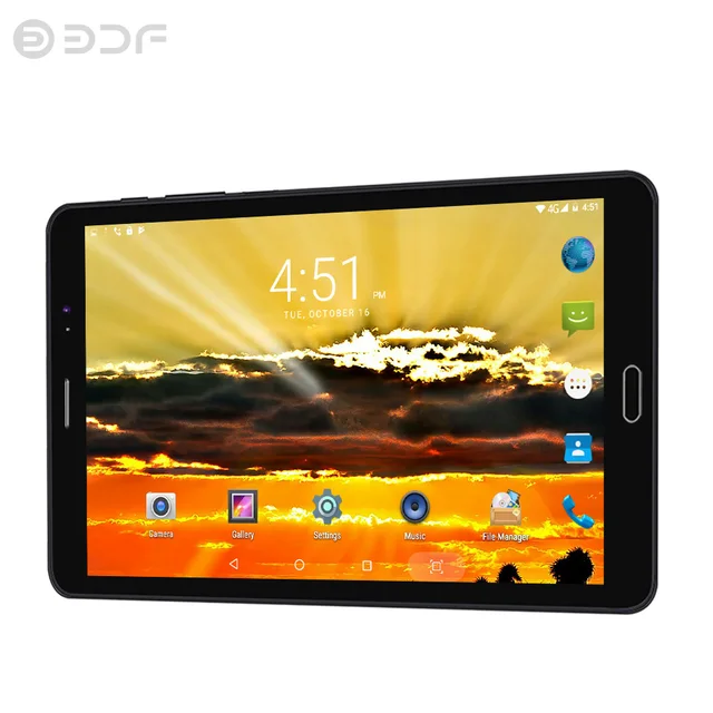 8 Inch 4G LTE Network Tablets Dual Cameras Dual SIM Cards WiFi Bluetooth Android 9.0 5