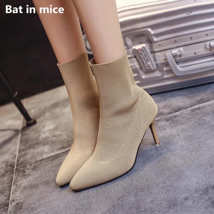 

new women high heels Pumps shoes women spring Platform Pointed Toe Super High heels Party dress Pumps women shoes mujer T350