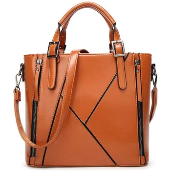 

Delicate, Large-Capacity Minimalist Tote Bag, Fashion,Hand-Held Women's Bag, Leather Shopping Bag, One-Shoulder Bag