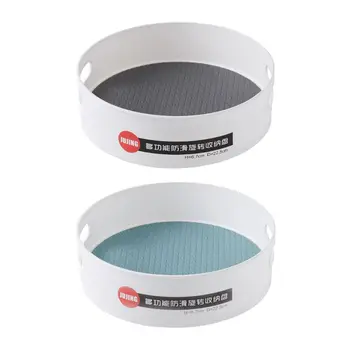 

Multifunctional Anti Slip Rotating Condiment Storage Tray Seasoning Organizer
