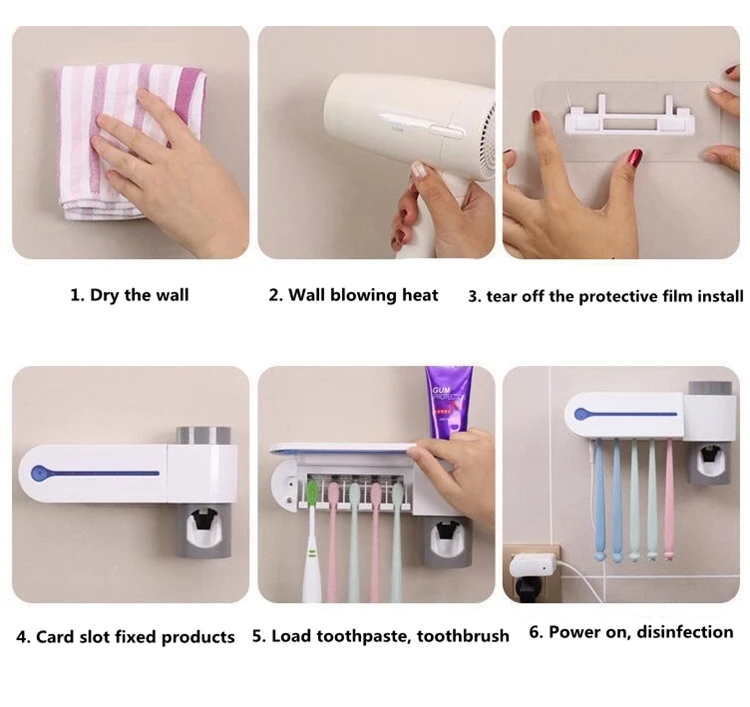 UV Toothbrush Sterilizer holder 6