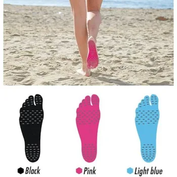 

Sticker Foot Shoes Stick on Soles Sticky Pads for Feet beach sock waterproof Hypoallergenic adhesive pad for walking