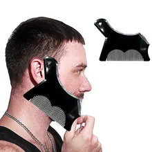 Men Beard Shaping Styling Template Comb Men'Smoustache Pattern Beards Combs Beauty Tool For Hair Beard Trim Templates