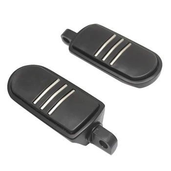 

1 Pair Black Motorcycle Highway Passenger Foot Pegs Pedals For Harley