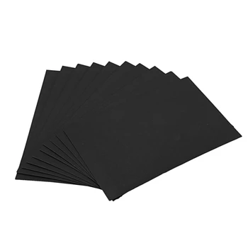 

10pcs Black paper envelope plain and plain postcard bag