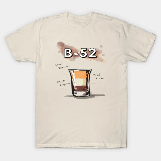 Мужская футболка B 52 COCKTAIL by designerdave Футболка женская | одежда