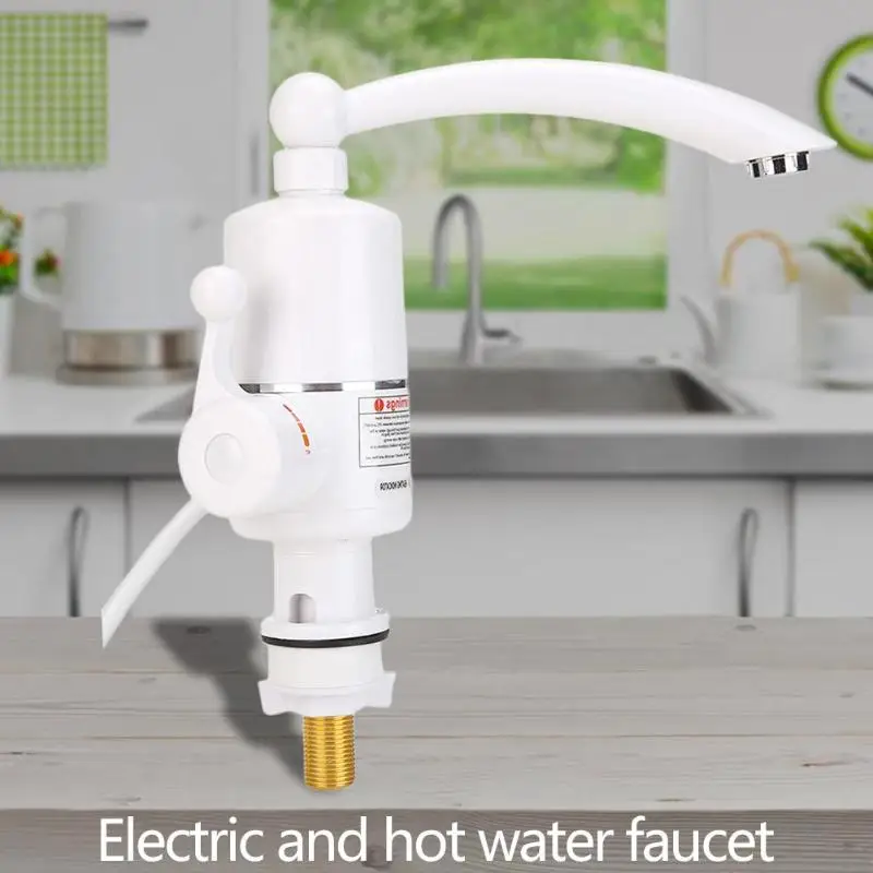 

Portable Electric Heater Hot Water Quick Heater Band Leakage Prevention Security Durable Bathroom Instant Heating Faucet