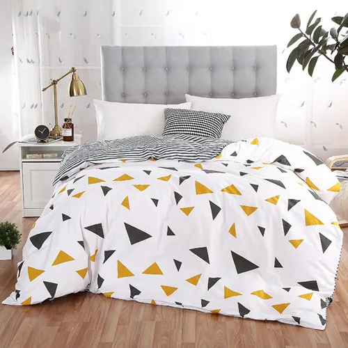 colour 4 Комплект постельного белья с желтым ананасом, серым ананасом, Детский Комплект постельного белья, Комплект постельного белья, домашний текстиль, одинарная/двойная кровать, одеяло - Цвет: colour 4