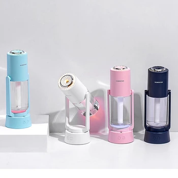 

Xuanying Humidifier, Rotating Aromatherapy Negative Ion Humidifier with Lamp Is Suitable for Office and Home