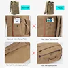 Men Outdoor Bacpkack Luggage Travel Large Army Bucket Bag Multifunctional Military Canvas Backpacks Sports Shoulder Bags XA188WA ► Photo 2/6