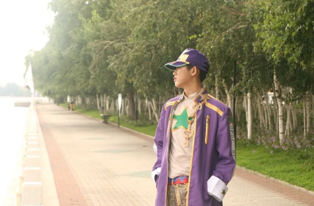 Cosplay вольтрон JoJo невероятное приключение 6 Камень океан Леоне abbacchio Косплэй Хэллоуина вечерние Для мужчин Костюмы со шляпой