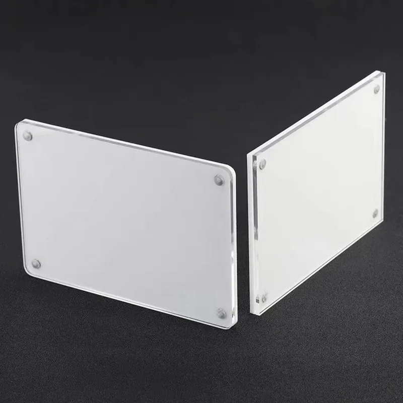 10*15cm A6 Wall Mount Picture Photo Display Ad Frame Acrylic Sign Holder Price Label Holder Stand