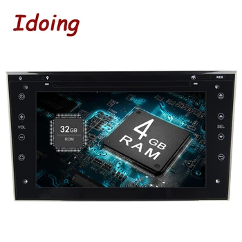 

Idoing 4G+32G Android9 2Din For Opel Vectra Corsa D Astra Steering-Wheel Car Multimedia TV Fast Boot Built-in 3G Dangle disc