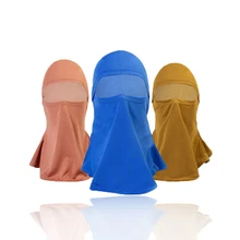 1 шт. дышащая Всесезонная однотонная Балаклава лицевая маска для мужчин и женщин унисекс уличная велосипедная маска черная маска Крышка для головы рта