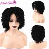 Amir Dreadlock Short Twist Curly Wig Ombre Brown For Black Women and Men Afro Synthetic Crochet Hair Faux Locs Braid Wigs ► Photo 3/6