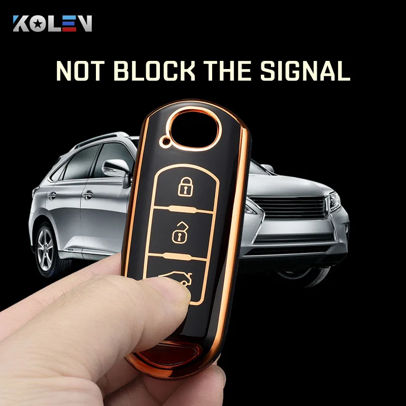 Key case cover TPU Car Remote Key Case Cover For Mazda 2 3 5 6 BL BM GJ Atenza Axela Demio CX-3 CX3 CX-5 CX5 CX7 CX-9 CX8 Keyless